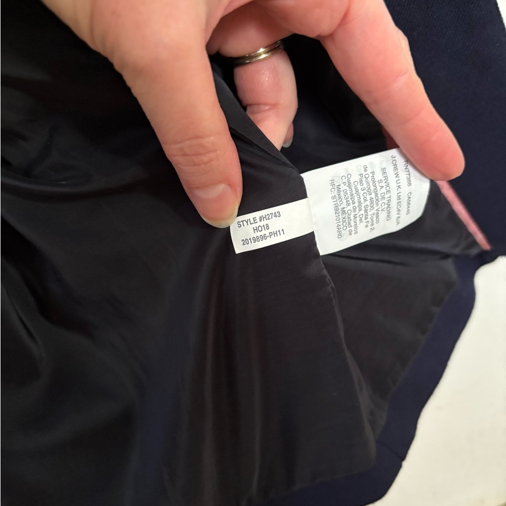 J. Crew Going Out Blazer Navy Size 14 - Picture 5 of 6
